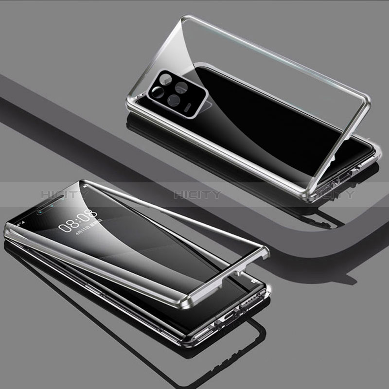 Funda Bumper Lujo Marco de Aluminio Espejo 360 Grados Carcasa para Realme Narzo 30 5G
