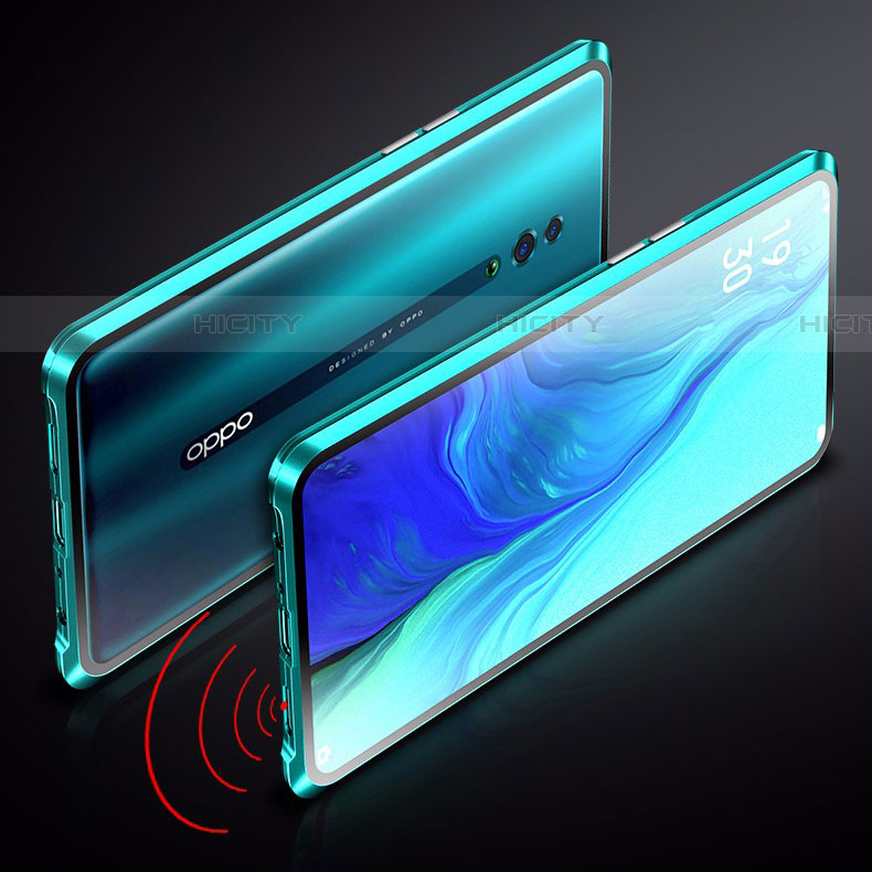 Funda Bumper Lujo Marco de Aluminio Espejo 360 Grados Carcasa para Realme X