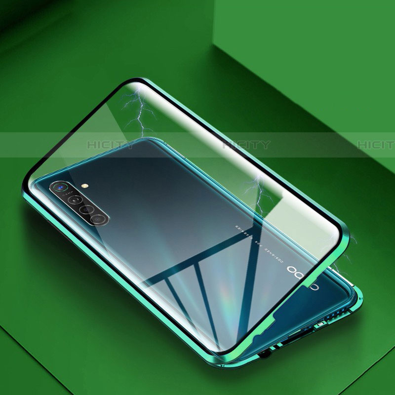 Funda Bumper Lujo Marco de Aluminio Espejo 360 Grados Carcasa para Realme XT