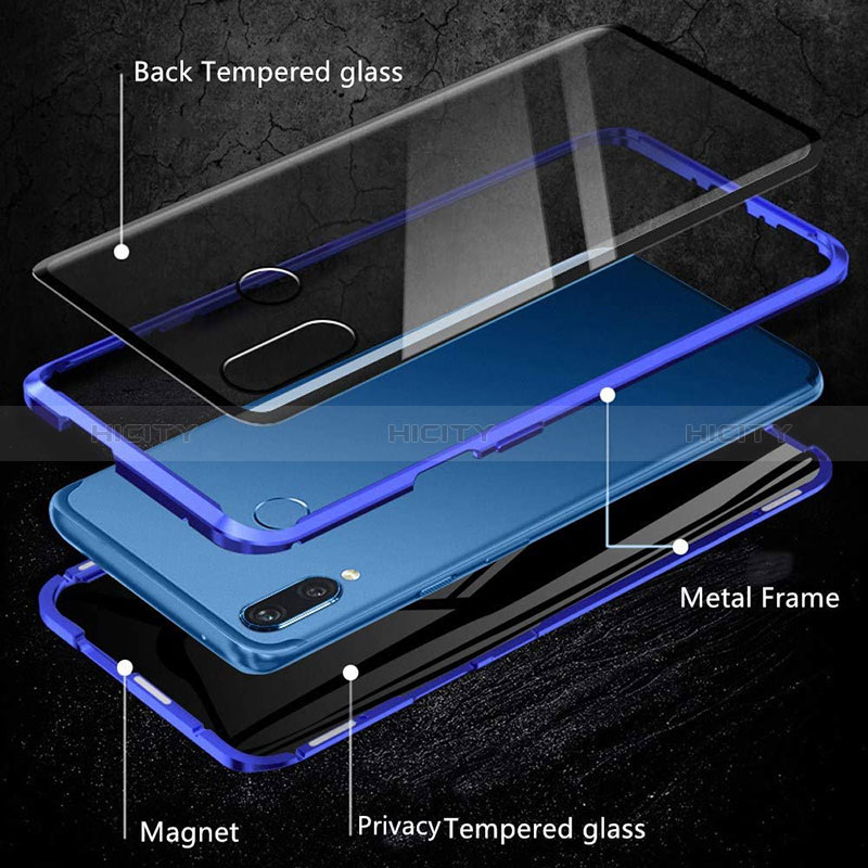 Funda Bumper Lujo Marco de Aluminio Espejo 360 Grados Carcasa para Samsung Galaxy A20