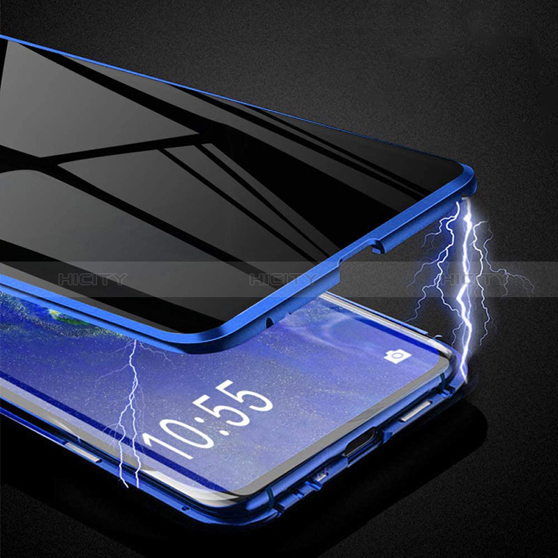 Funda Bumper Lujo Marco de Aluminio Espejo 360 Grados Carcasa para Samsung Galaxy M10S