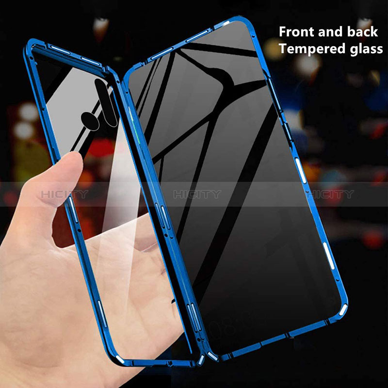 Funda Bumper Lujo Marco de Aluminio Espejo 360 Grados Carcasa para Samsung Galaxy M10S