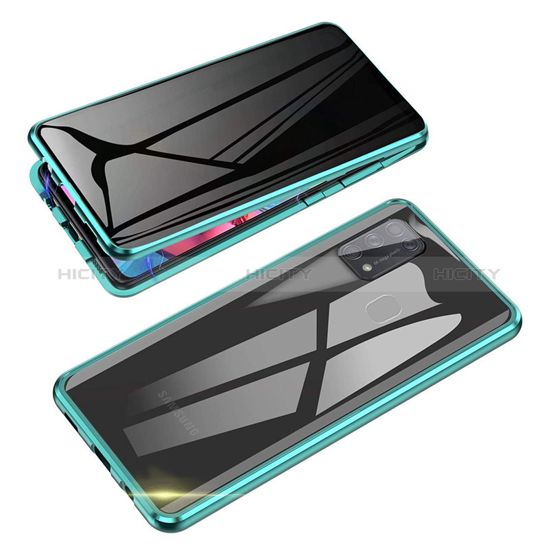 Funda Bumper Lujo Marco de Aluminio Espejo 360 Grados Carcasa para Samsung Galaxy M21s