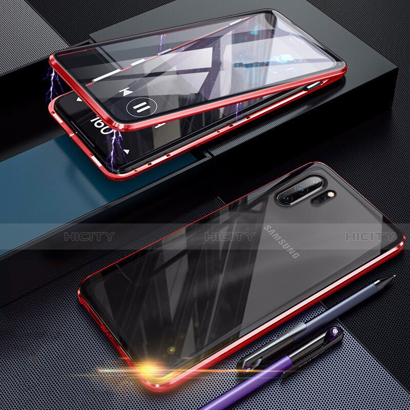 Funda Bumper Lujo Marco de Aluminio Espejo 360 Grados Carcasa para Samsung Galaxy Note 10 Plus