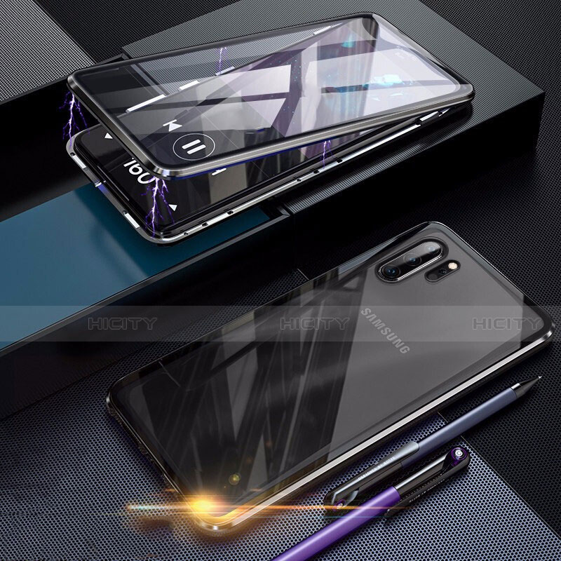 Funda Bumper Lujo Marco de Aluminio Espejo 360 Grados Carcasa para Samsung Galaxy Note 10 Plus