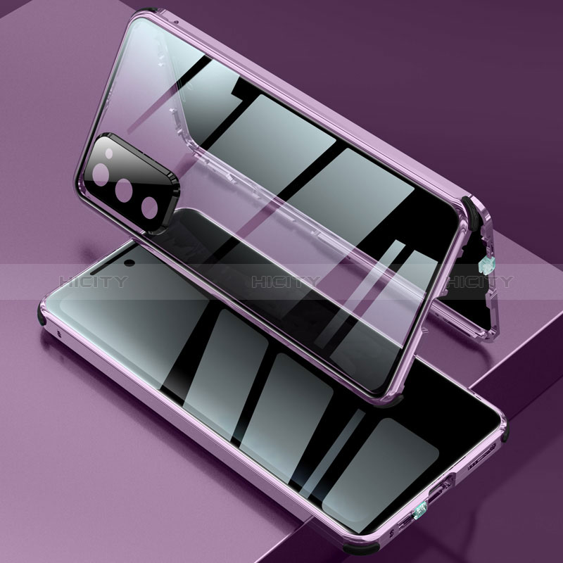 Funda Bumper Lujo Marco de Aluminio Espejo 360 Grados Carcasa para Samsung Galaxy S20 FE 5G