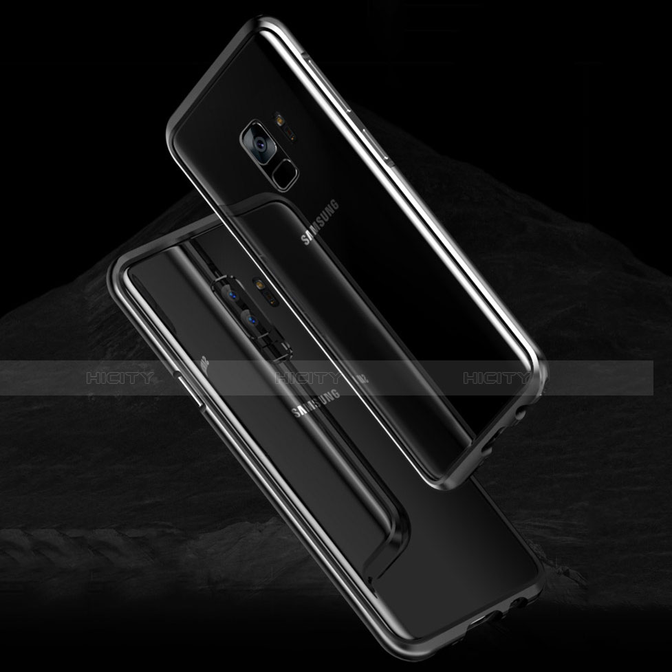 Funda Bumper Lujo Marco de Aluminio Espejo 360 Grados Carcasa para Samsung Galaxy S9 Plus