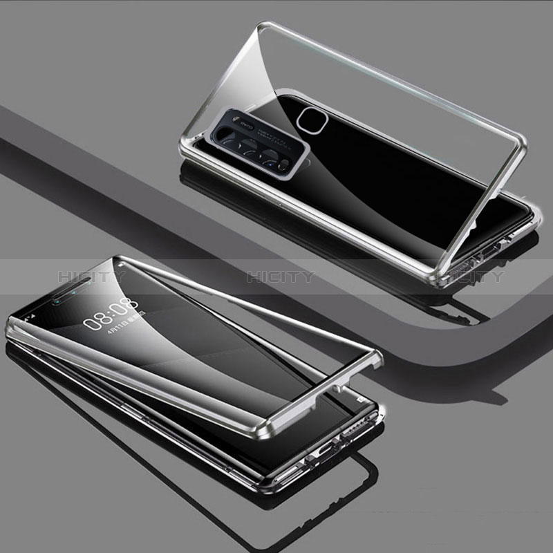 Funda Bumper Lujo Marco de Aluminio Espejo 360 Grados Carcasa para Vivo Y50