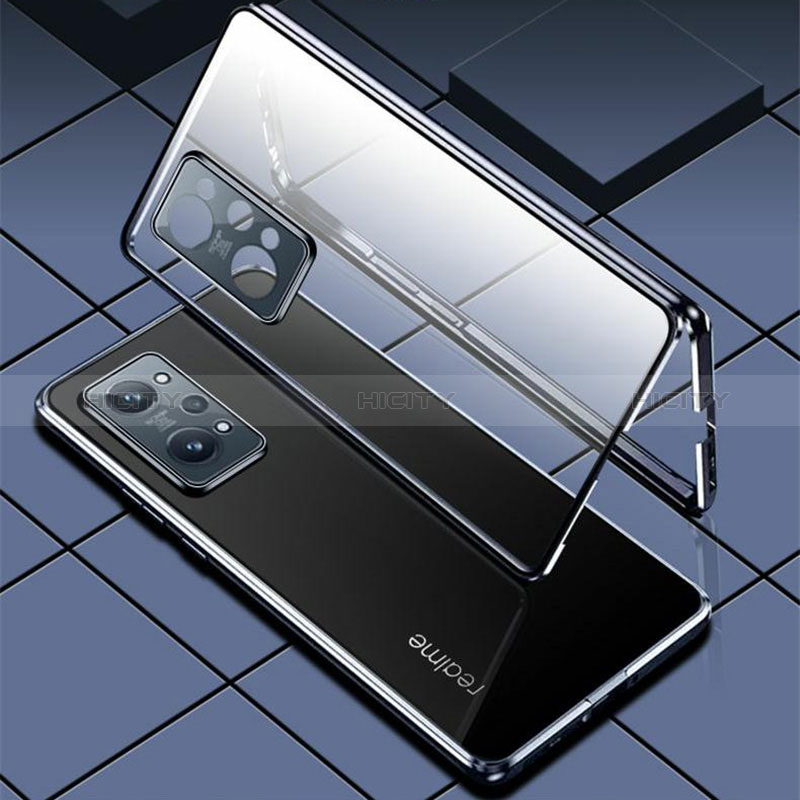 Funda Bumper Lujo Marco de Aluminio Espejo 360 Grados Carcasa para Vivo Y55s 5G