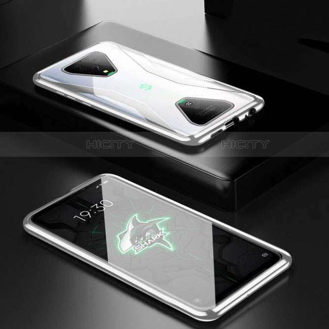 Funda Bumper Lujo Marco de Aluminio Espejo 360 Grados Carcasa para Xiaomi Black Shark 3