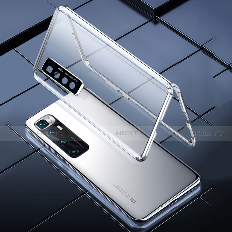 Funda Bumper Lujo Marco de Aluminio Espejo 360 Grados Carcasa para Xiaomi Mi 10 Ultra