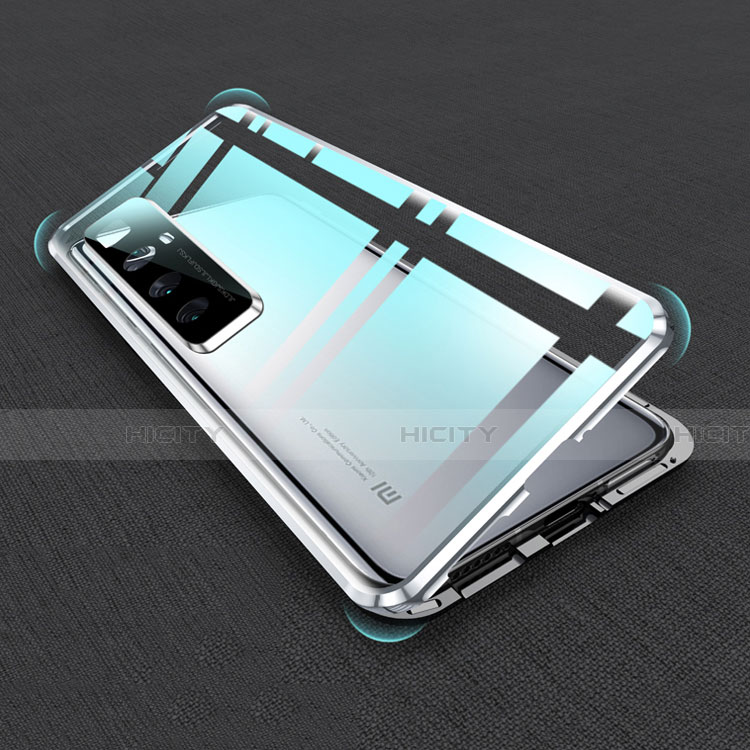 Funda Bumper Lujo Marco de Aluminio Espejo 360 Grados Carcasa para Xiaomi Mi 10 Ultra