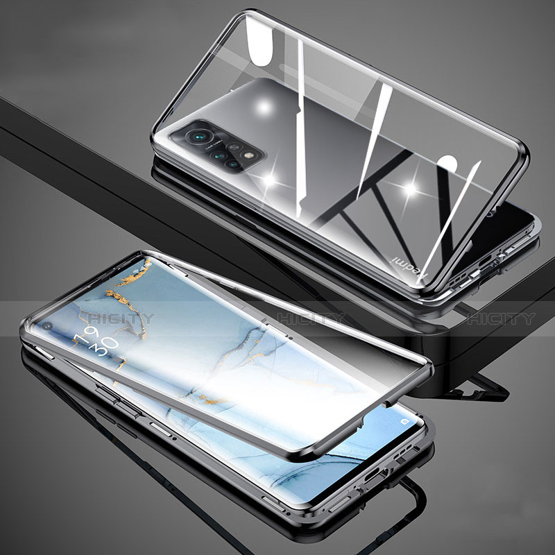 Funda Bumper Lujo Marco de Aluminio Espejo 360 Grados Carcasa para Xiaomi Mi 10T 5G