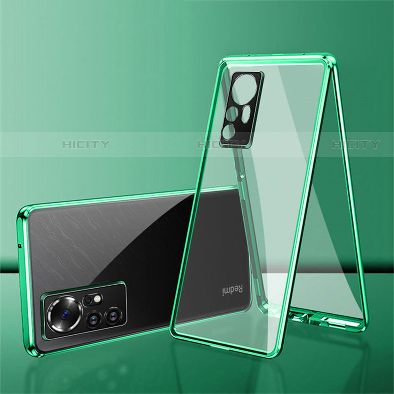 Funda Bumper Lujo Marco de Aluminio Espejo 360 Grados Carcasa para Xiaomi Mi 12S 5G