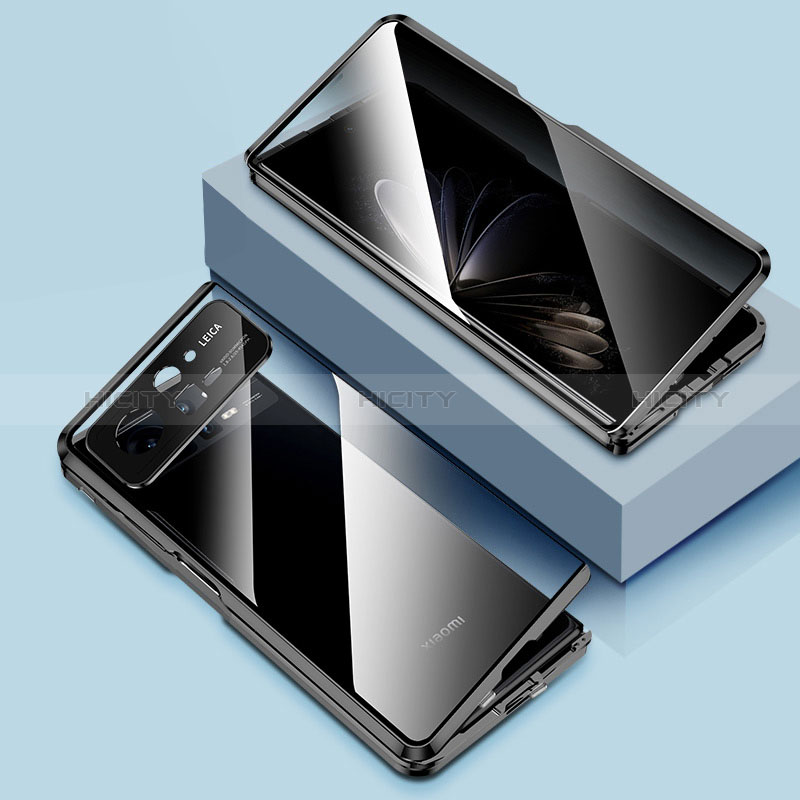 Funda Bumper Lujo Marco de Aluminio Espejo 360 Grados Carcasa para Xiaomi Mix Fold 2 5G