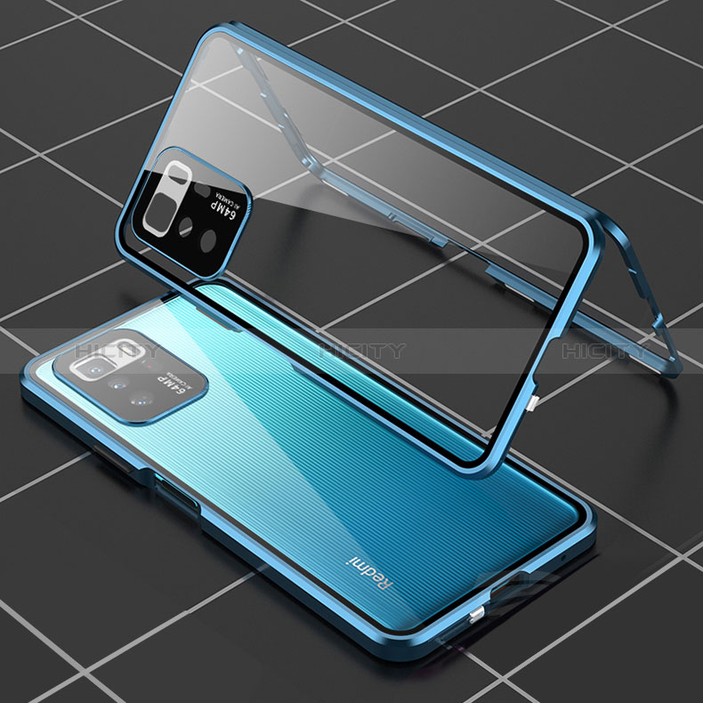 Funda Bumper Lujo Marco de Aluminio Espejo 360 Grados Carcasa para Xiaomi Poco X3 GT 5G