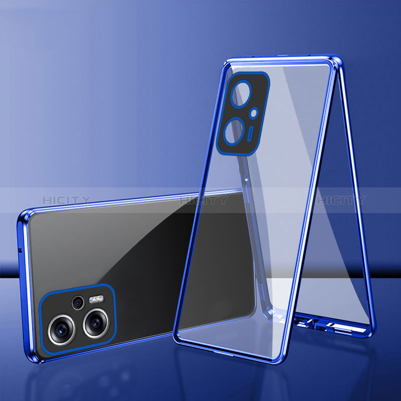 Funda Bumper Lujo Marco de Aluminio Espejo 360 Grados Carcasa para Xiaomi Poco X4 GT 5G