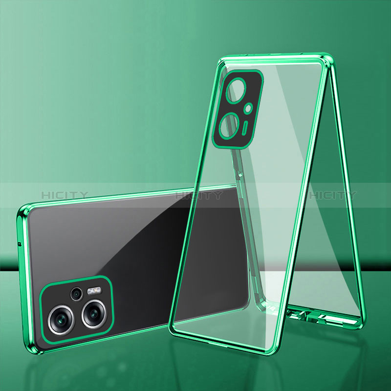 Funda Bumper Lujo Marco de Aluminio Espejo 360 Grados Carcasa para Xiaomi Poco X4 GT 5G