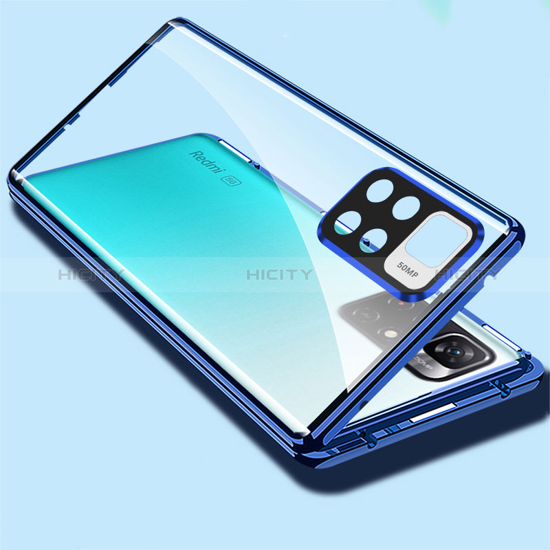 Funda Bumper Lujo Marco de Aluminio Espejo 360 Grados Carcasa para Xiaomi Redmi Note 11 5G