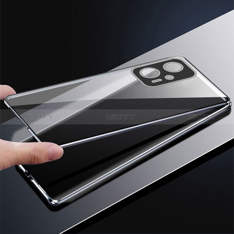 Funda Bumper Lujo Marco de Aluminio Espejo 360 Grados Carcasa para Xiaomi Redmi Note 11T Pro+ Plus 5G