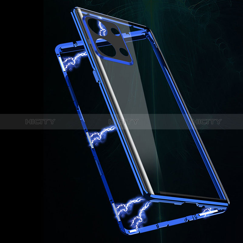 Funda Bumper Lujo Marco de Aluminio Espejo 360 Grados Carcasa para Xiaomi Redmi Note 13 5G