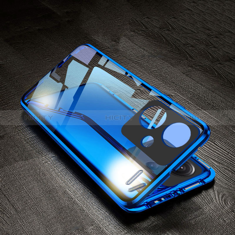 Funda Bumper Lujo Marco de Aluminio Espejo 360 Grados Carcasa para Xiaomi Redmi Note 13 Pro+ Plus 5G
