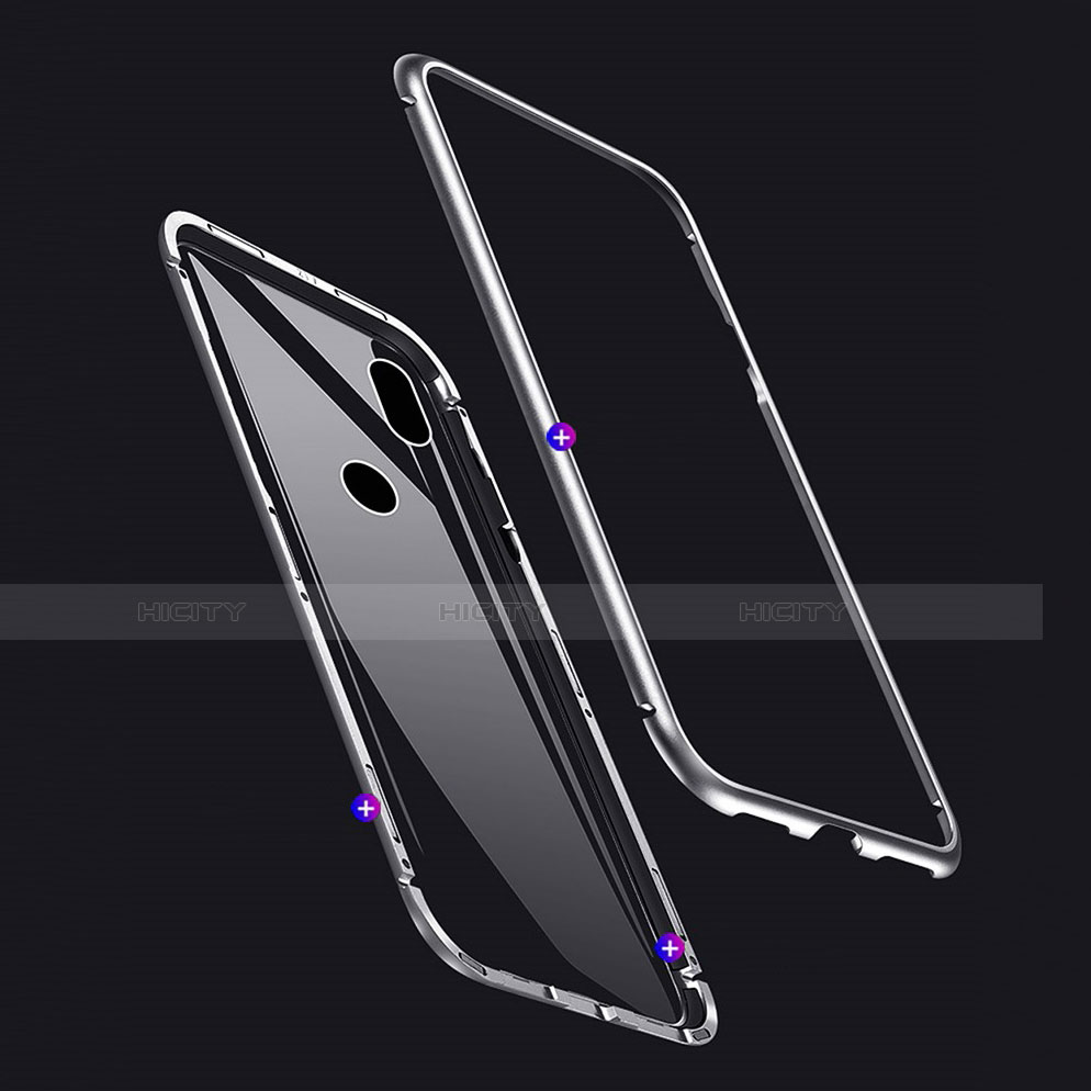 Funda Bumper Lujo Marco de Aluminio Espejo 360 Grados Carcasa para Xiaomi Redmi Note 7 Pro