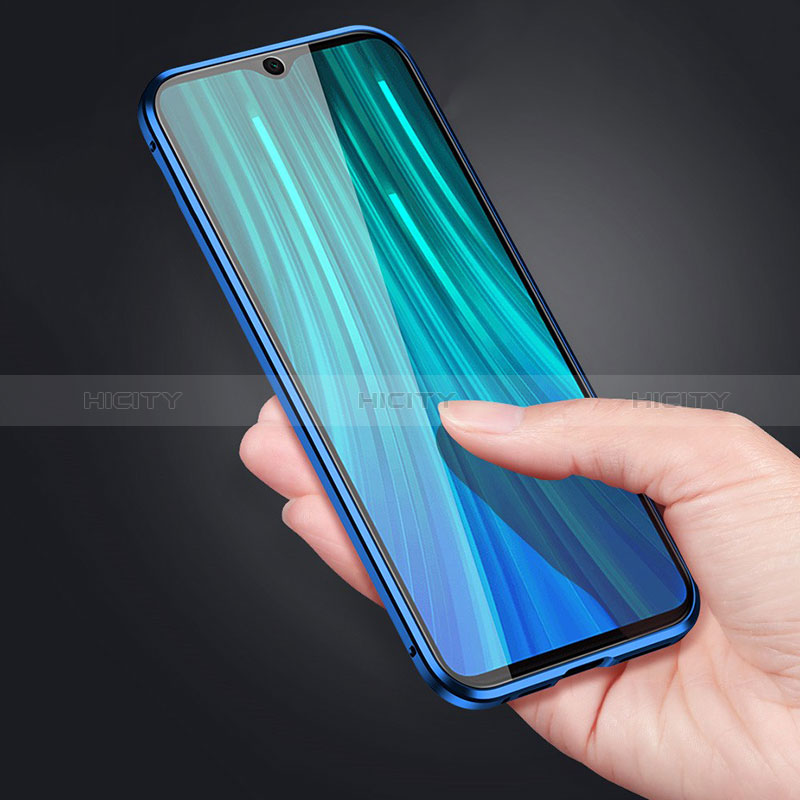 Funda Bumper Lujo Marco de Aluminio Espejo 360 Grados Carcasa para Xiaomi Redmi Note 8 (2021)