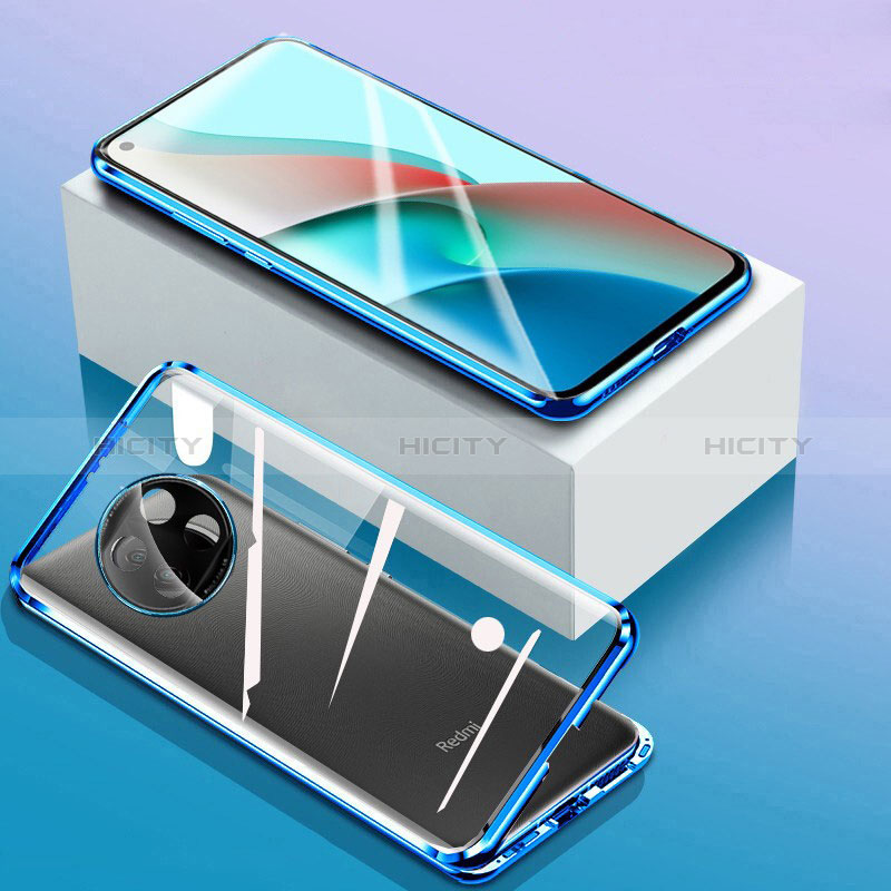 Funda Bumper Lujo Marco de Aluminio Espejo 360 Grados Carcasa para Xiaomi Redmi Note 9T 5G