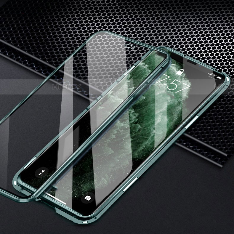 Funda Bumper Lujo Marco de Aluminio Espejo 360 Grados Carcasa T01 para Apple iPhone 11