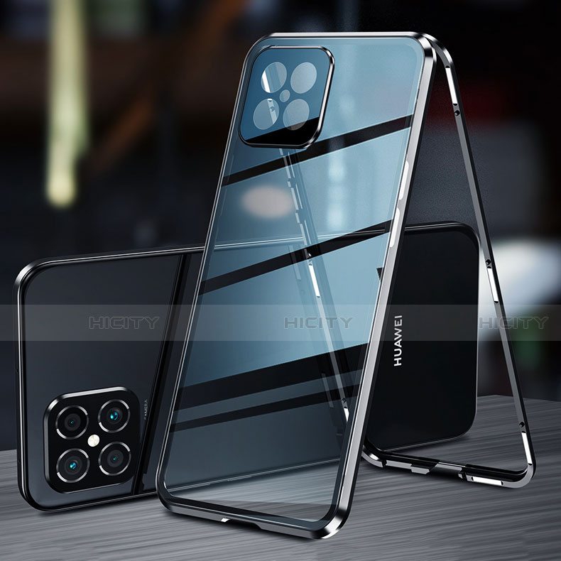 Funda Bumper Lujo Marco de Aluminio Espejo 360 Grados Carcasa T01 para Huawei Nova 8 SE 5G