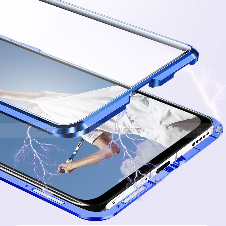 Funda Bumper Lujo Marco de Aluminio Espejo 360 Grados Carcasa T01 para Oppo A52