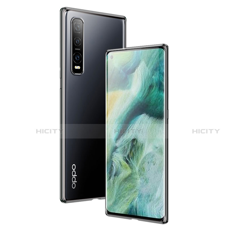 Funda Bumper Lujo Marco de Aluminio Espejo 360 Grados Carcasa T01 para Oppo Find X2 Pro