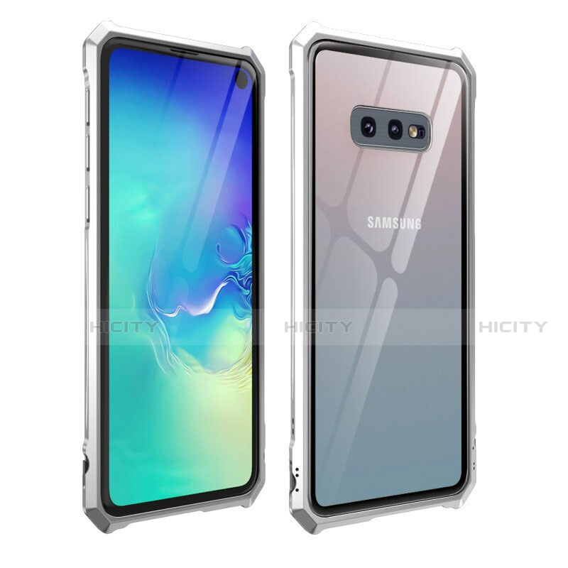 Funda Bumper Lujo Marco de Aluminio Espejo 360 Grados Carcasa T01 para Samsung Galaxy S10e