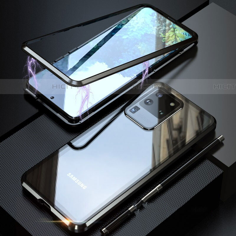 Funda Bumper Lujo Marco de Aluminio Espejo 360 Grados Carcasa T01 para Samsung Galaxy S20 Ultra