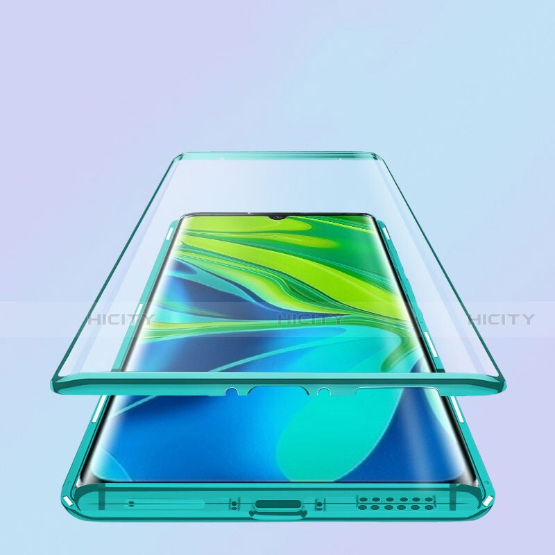 Funda Bumper Lujo Marco de Aluminio Espejo 360 Grados Carcasa T01 para Xiaomi Mi Note 10