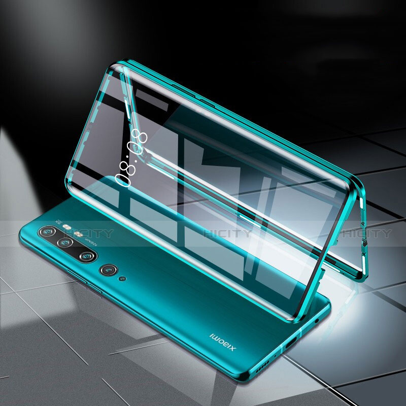 Funda Bumper Lujo Marco de Aluminio Espejo 360 Grados Carcasa T01 para Xiaomi Mi Note 10 Pro