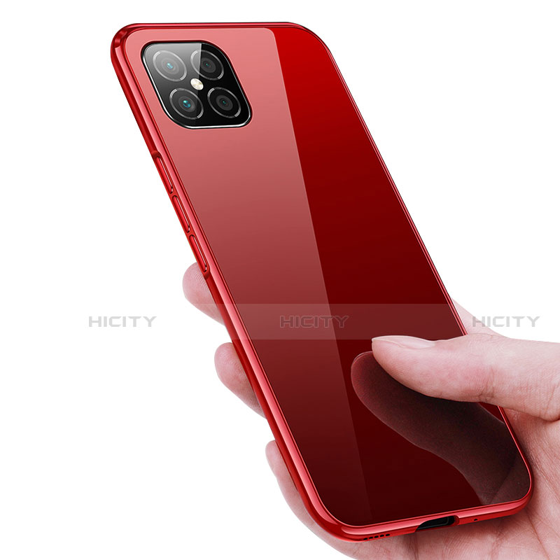 Funda Bumper Lujo Marco de Aluminio Espejo 360 Grados Carcasa T02 para Huawei Nova 8 SE 5G