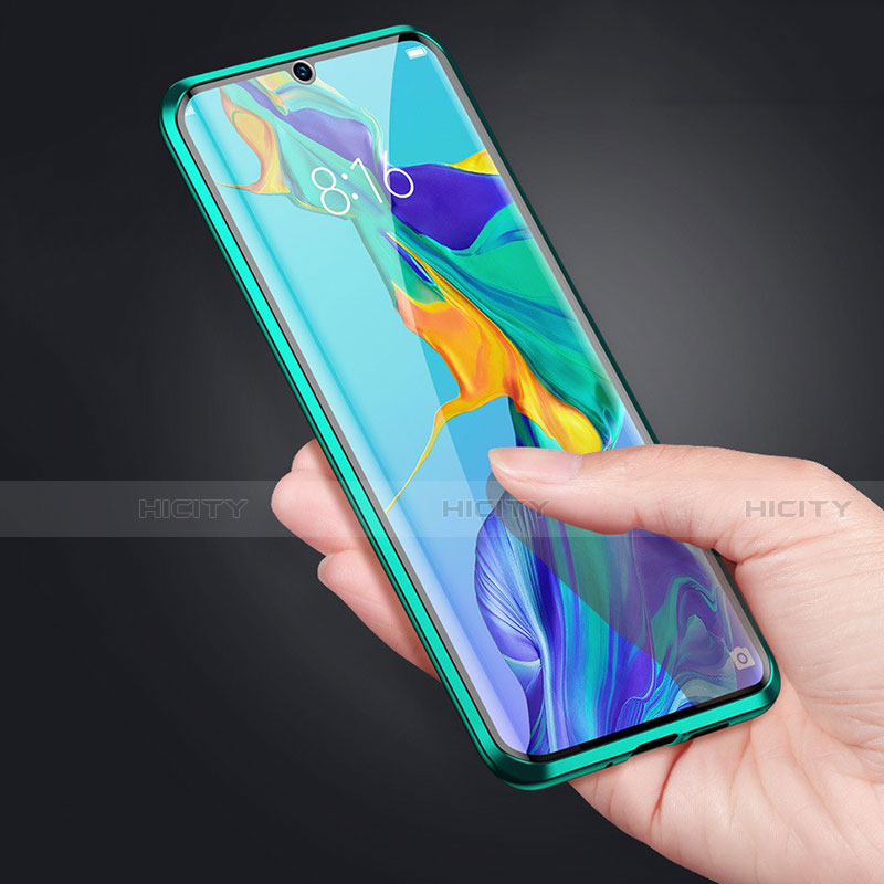 Funda Bumper Lujo Marco de Aluminio Espejo 360 Grados Carcasa T02 para Huawei P30 Pro New Edition