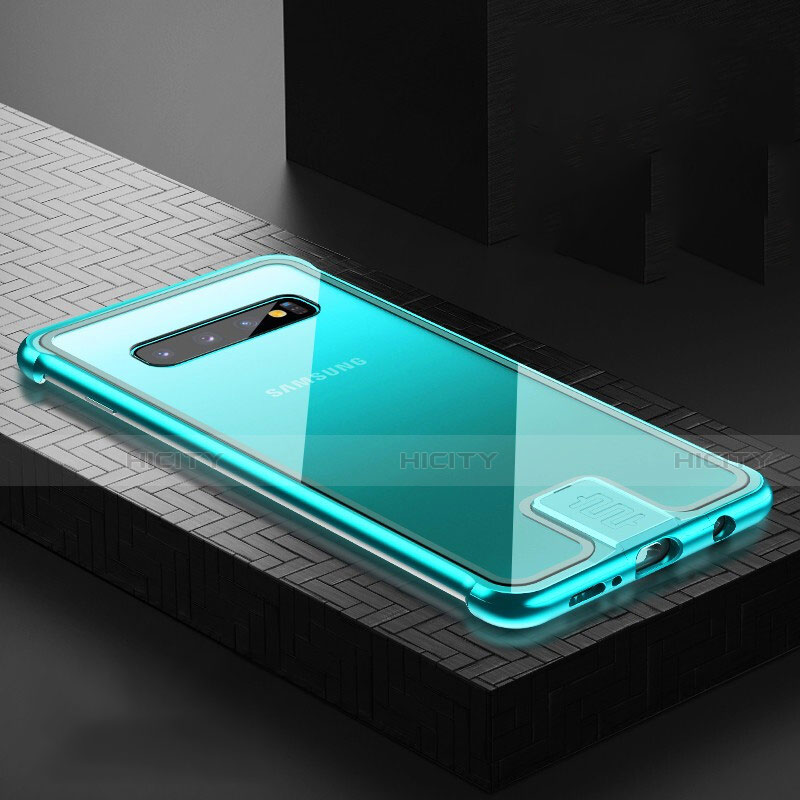 Funda Bumper Lujo Marco de Aluminio Espejo 360 Grados Carcasa T02 para Samsung Galaxy S10 5G