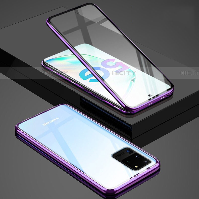Funda Bumper Lujo Marco de Aluminio Espejo 360 Grados Carcasa T02 para Samsung Galaxy S20 Ultra