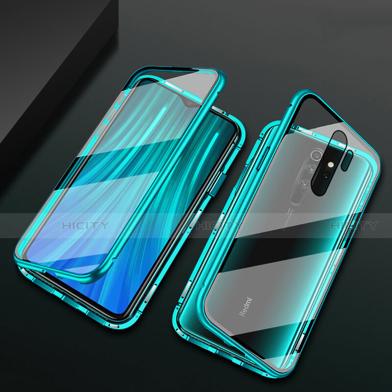 Funda Bumper Lujo Marco de Aluminio Espejo 360 Grados Carcasa T02 para Xiaomi Redmi Note 8 Pro