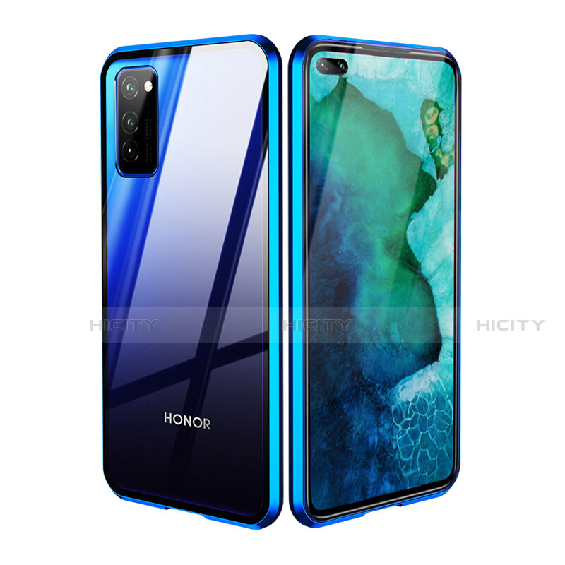 Funda Bumper Lujo Marco de Aluminio Espejo 360 Grados Carcasa T03 para Huawei Honor View 30 5G