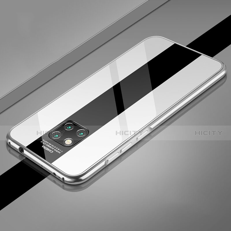 Funda Bumper Lujo Marco de Aluminio Espejo 360 Grados Carcasa T03 para Huawei Mate 20 Pro