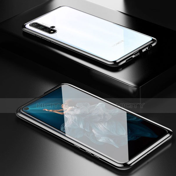Funda Bumper Lujo Marco de Aluminio Espejo 360 Grados Carcasa T03 para Huawei Nova 5T