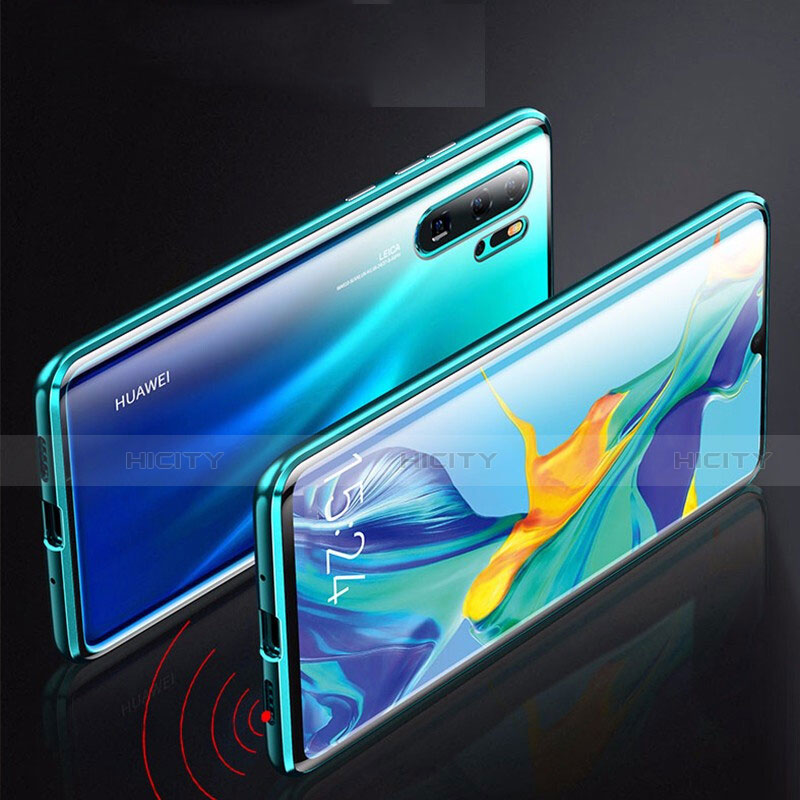 Funda Bumper Lujo Marco de Aluminio Espejo 360 Grados Carcasa T03 para Huawei P30 Pro