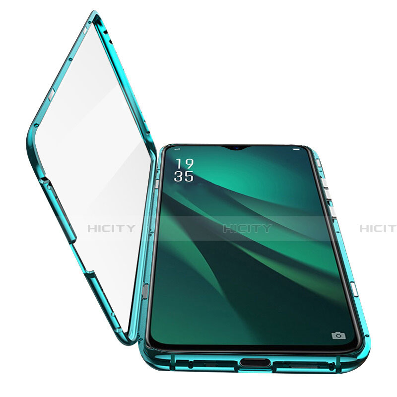 Funda Bumper Lujo Marco de Aluminio Espejo 360 Grados Carcasa T03 para Oppo R17 Pro