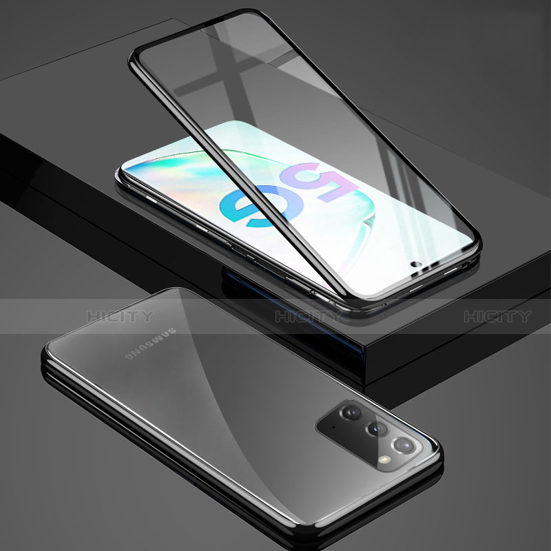 Funda Bumper Lujo Marco de Aluminio Espejo 360 Grados Carcasa T03 para Samsung Galaxy Note 20 5G
