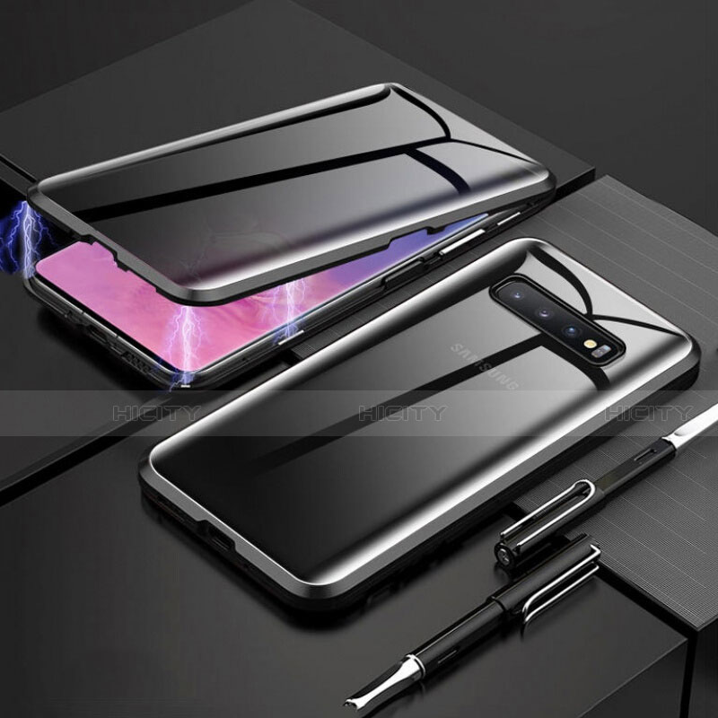 Funda Bumper Lujo Marco de Aluminio Espejo 360 Grados Carcasa T03 para Samsung Galaxy S10 Plus