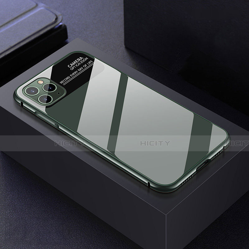 Funda Bumper Lujo Marco de Aluminio Espejo 360 Grados Carcasa T04 para Apple iPhone 11 Pro Max
